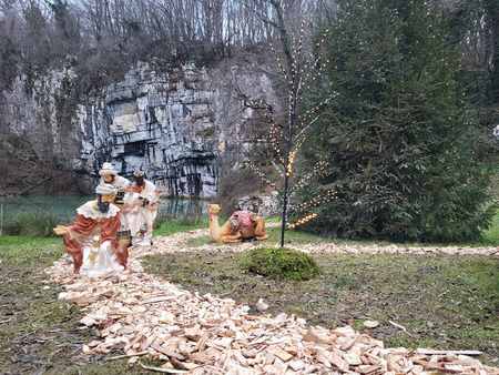 Božične jaslice na Krupi